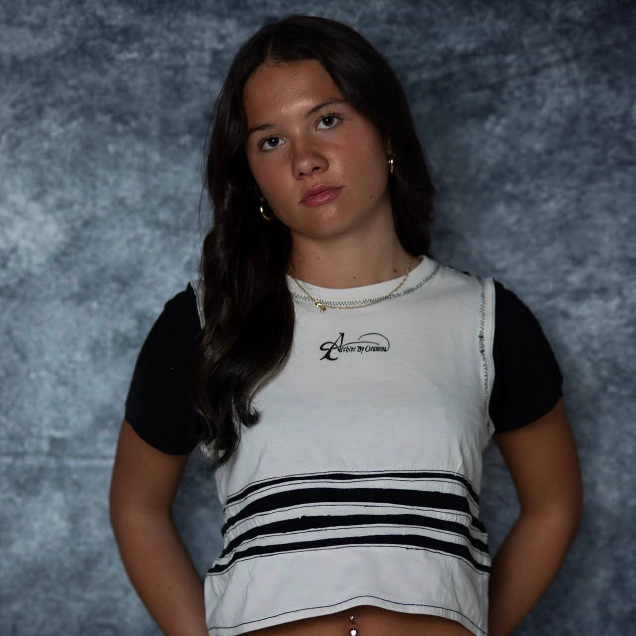 MISMATCH ABO CROPPED TEE - S