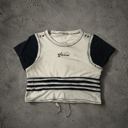 MISMATCH ABO CROPPED TEE - S