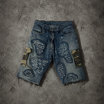 REMNANT UTILITY DENIM SHORTS - US 32