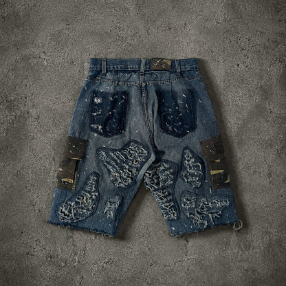REMNANT UTILITY DENIM SHORTS - US 32
