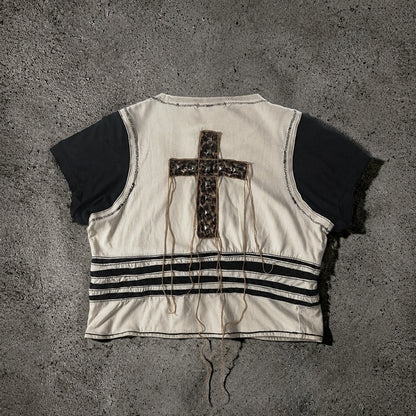 MISMATCH ABO CROPPED TEE - S