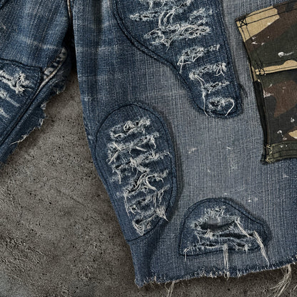 REMNANT UTILITY DENIM SHORTS - US 32