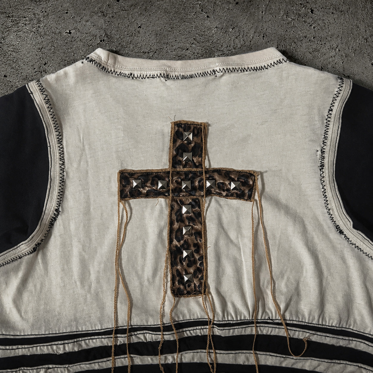 MISMATCH ABO CROPPED TEE - S