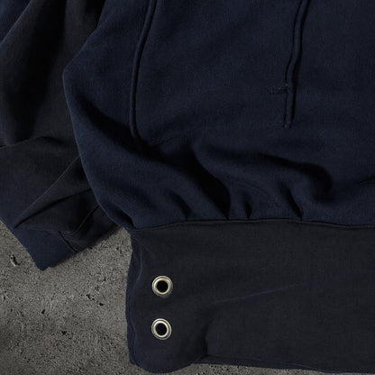 SPLIT-SCALE NAVY LONGSLEEVE - XL
