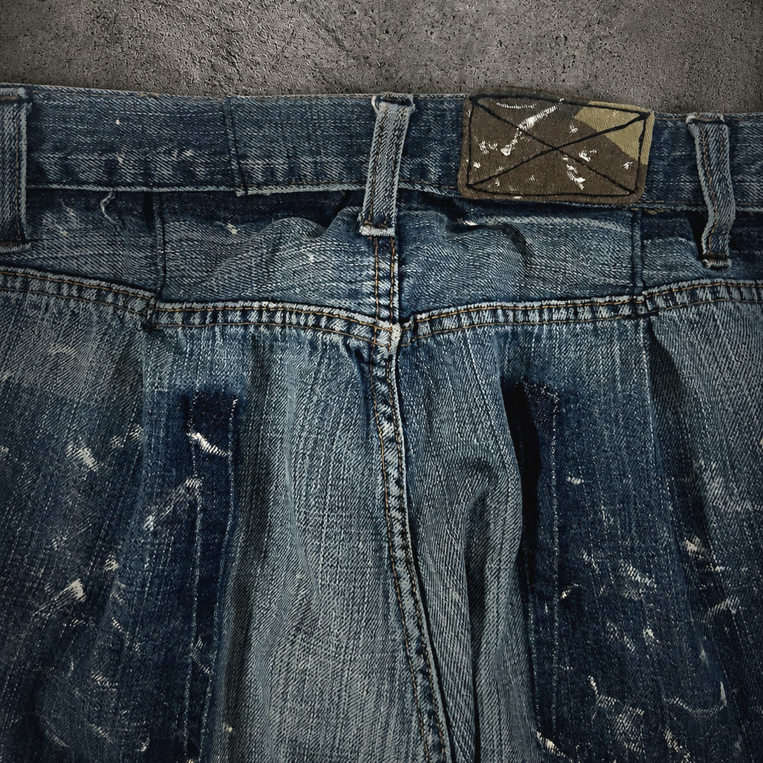 REMNANT UTILITY DENIM SHORTS - US 32