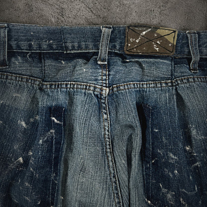 REMNANT UTILITY DENIM SHORTS - US 32